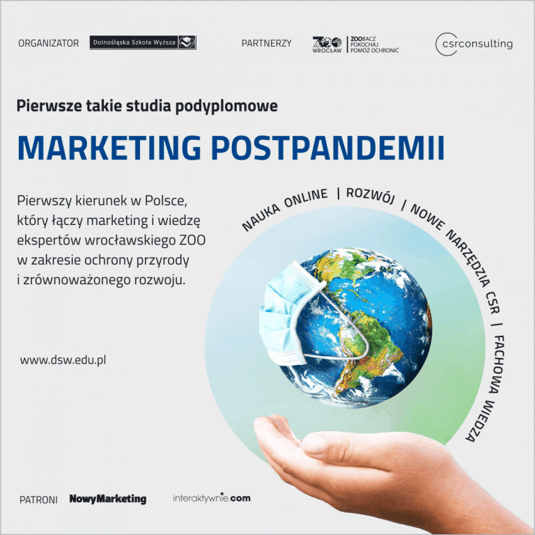 Marketing postapndemii - nowy kierunek studiów podyplomowych