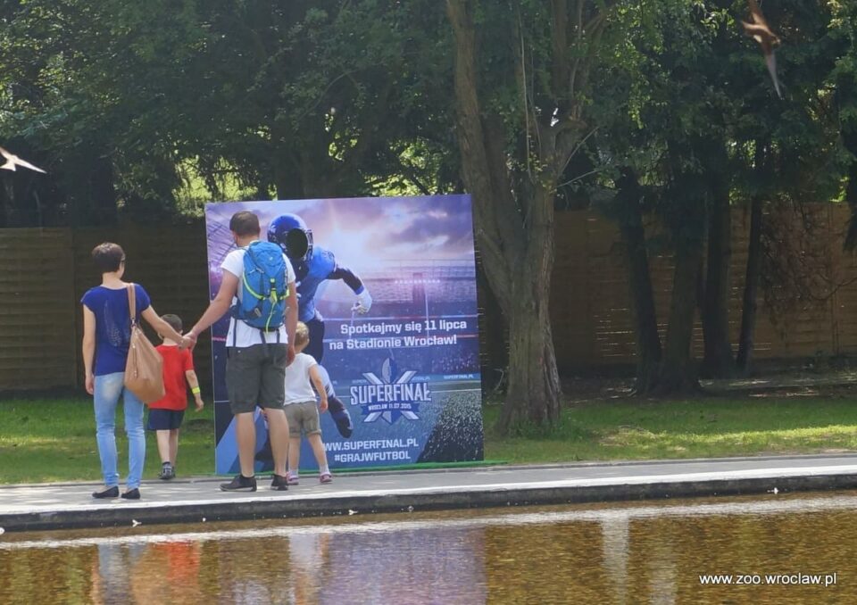 Reklama Futbol amerykański na stadionie