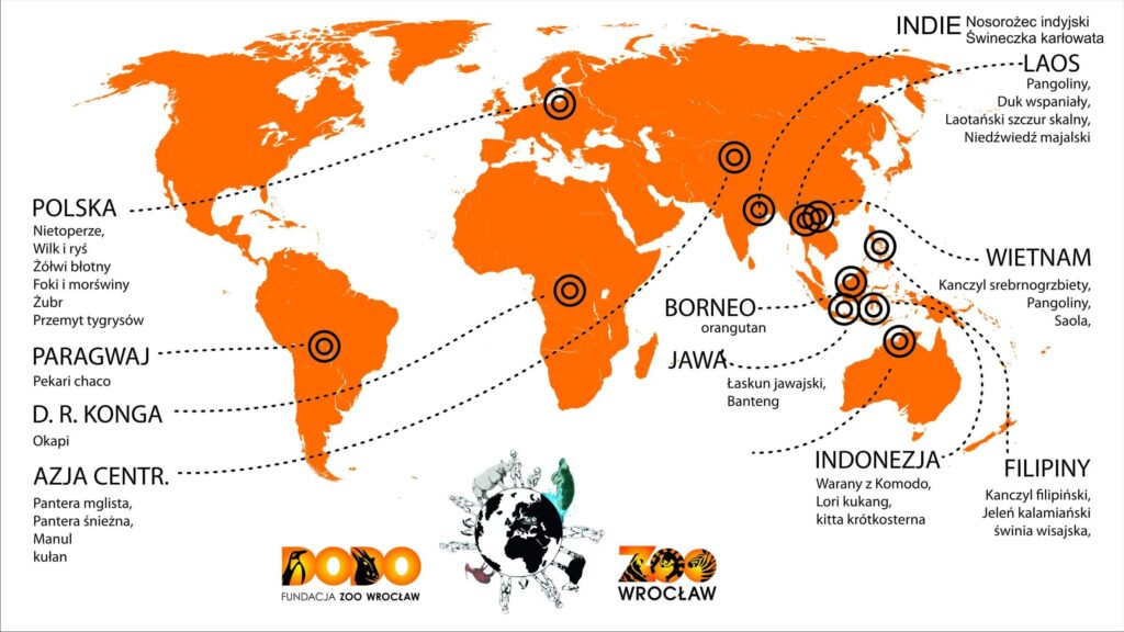 Mapa Projektów ochroniarskich