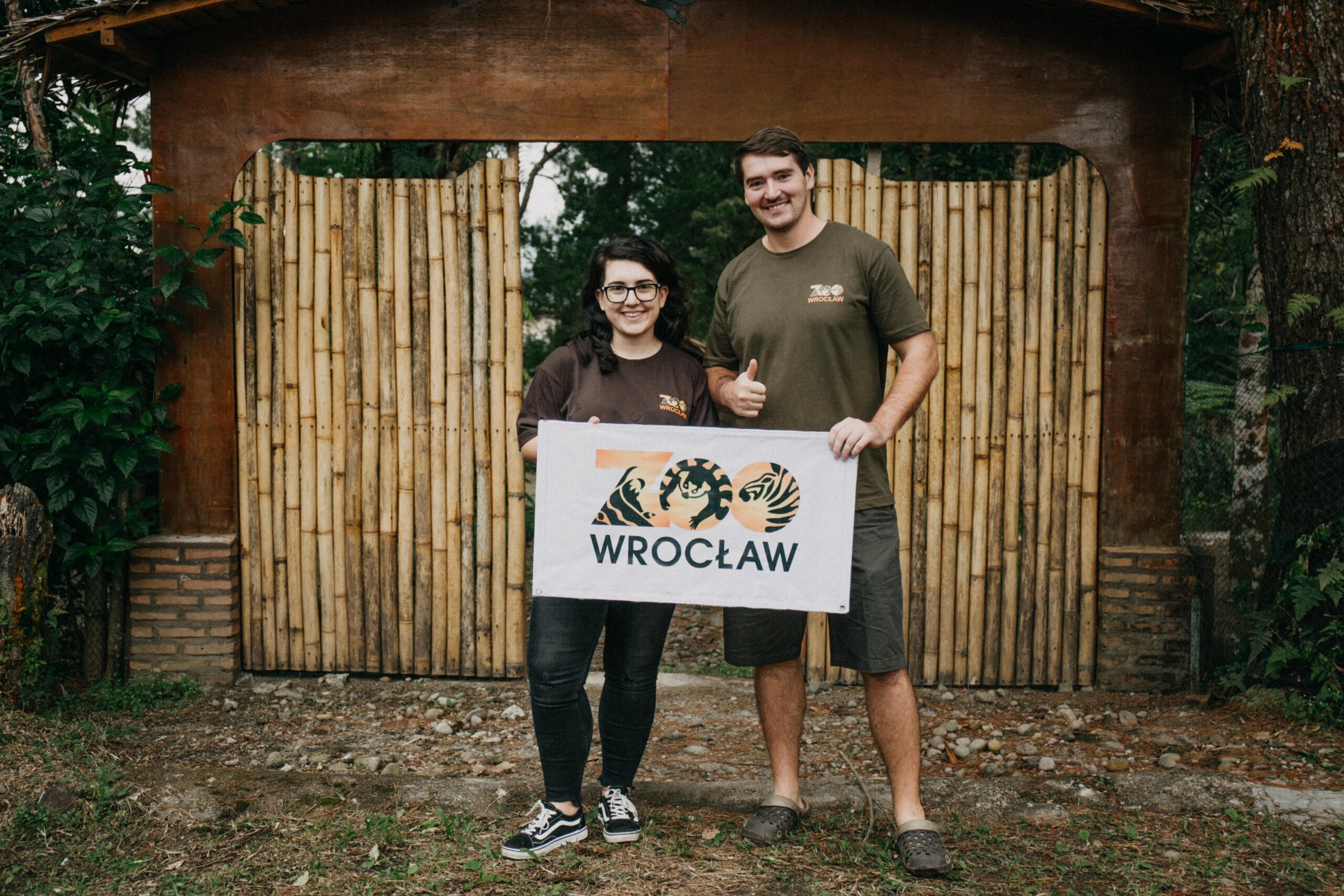 In rescue centre with wrocław zoo poster