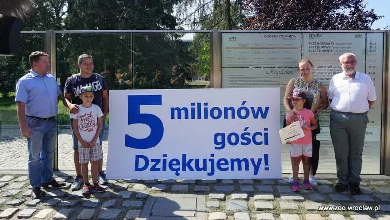 5-milionowy gość Afrykarium i ZOO Wrocław