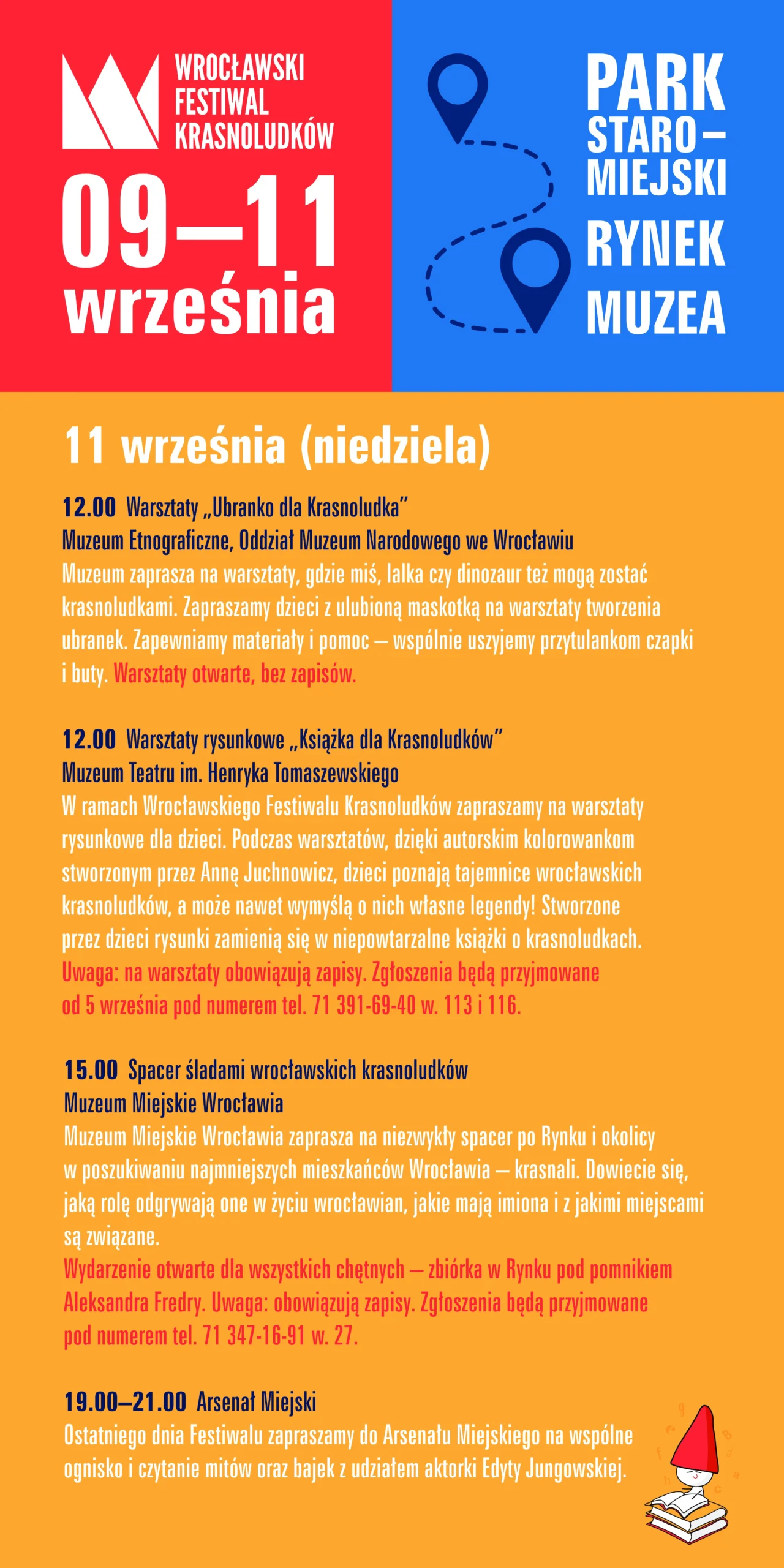 program Wrocławski Festiwal Krasnoludków 2022