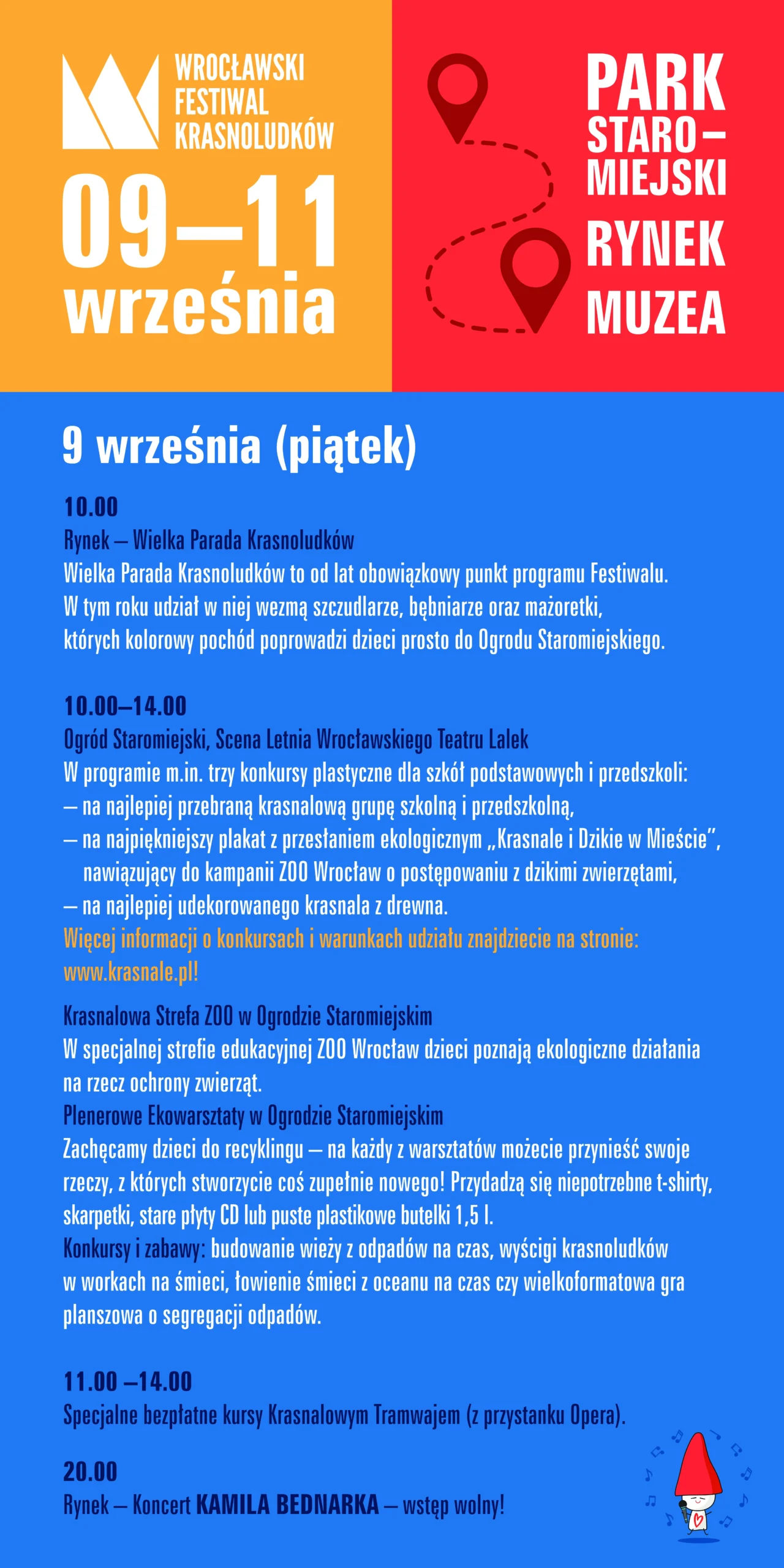 program Wrocławski Festiwal Krasnoludków 2022