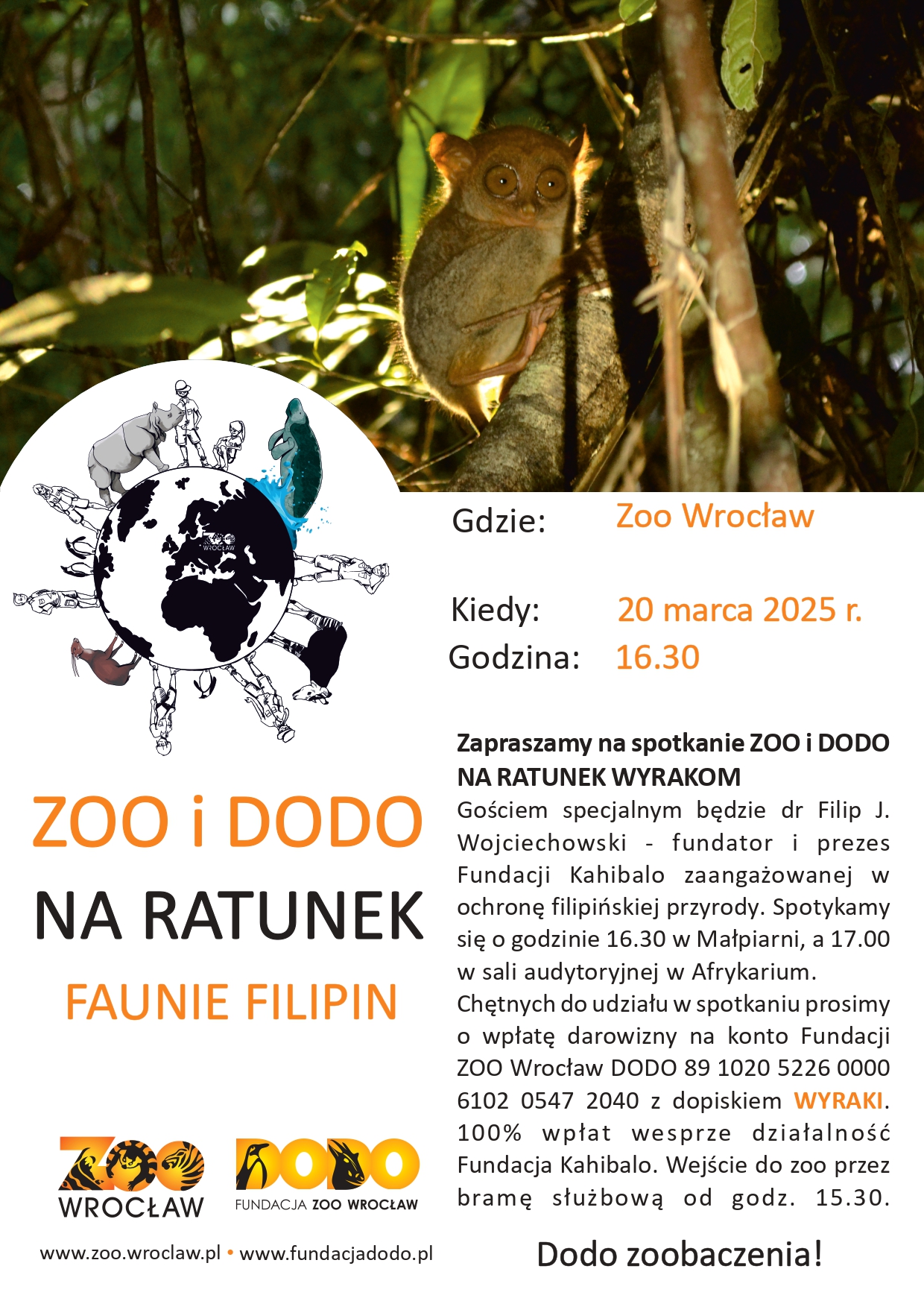 ZOO i DODO na Ratunek faunie Filipin - ZOO Wrocław - największy Polski ...